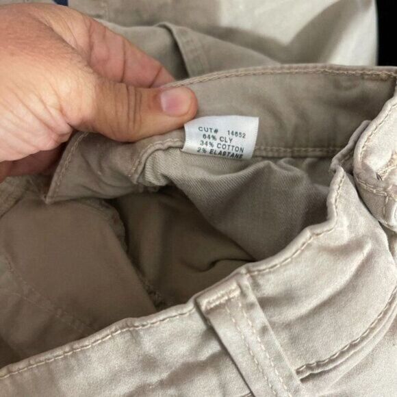 J Brand Size 30 Skinny Khaki Pants Jeans Tan Has a Flaw - Picture 9 of 9